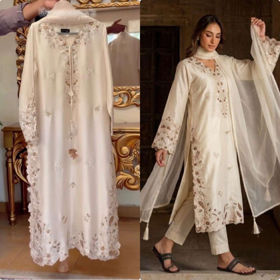 AD 237 BEAUTIFUL DESIGNER LOOK PARTY WEAR LADIES PAKISTANI STYLE SUIT