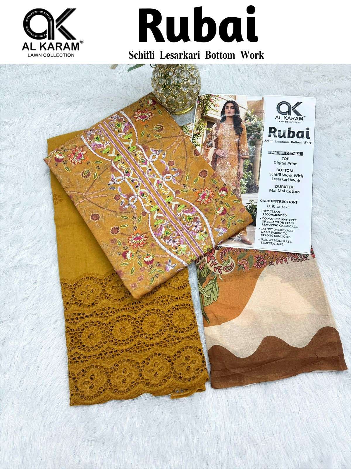 AL KARAM RUBAI COTTON DIGITAL PRINT SALWAR SUITS 