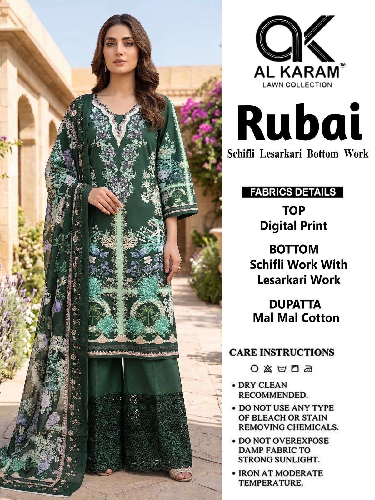 AL KARAM RUBAI COTTON DIGITAL PRINT SALWAR SUITS 