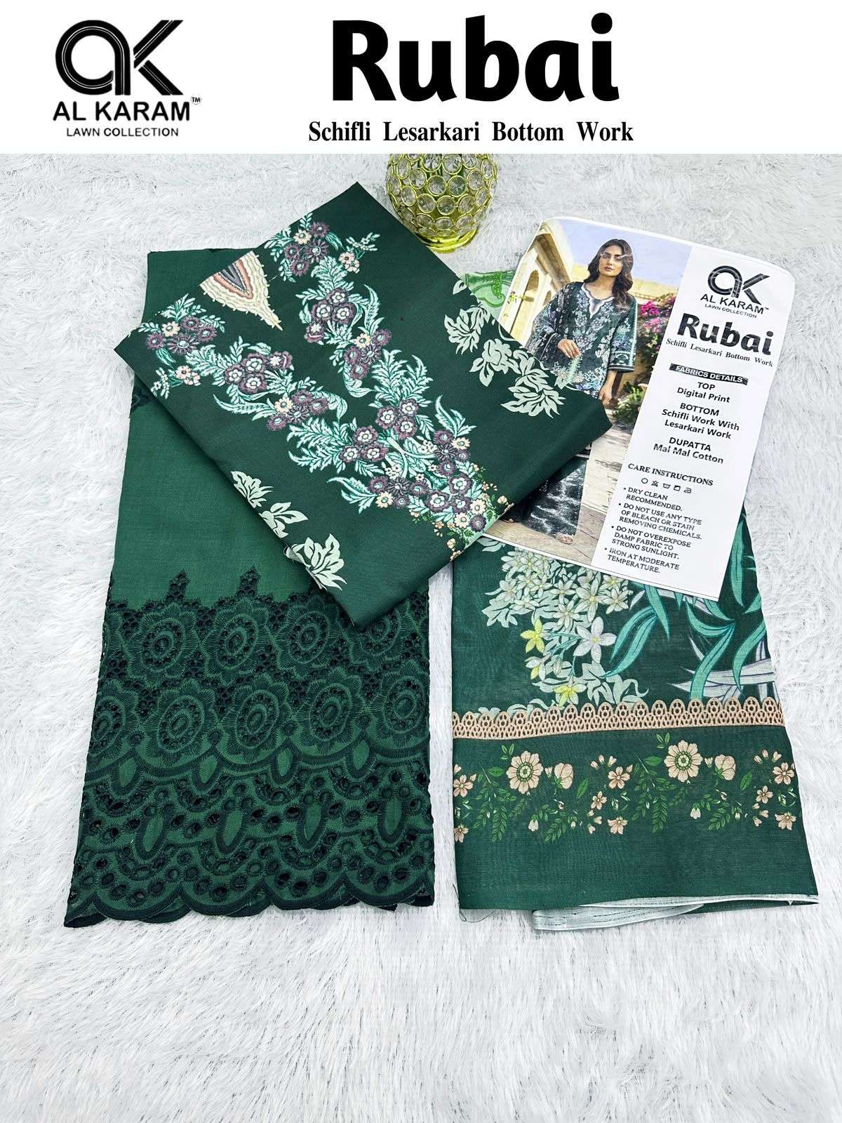 AL KARAM RUBAI COTTON DIGITAL PRINT SALWAR SUITS 