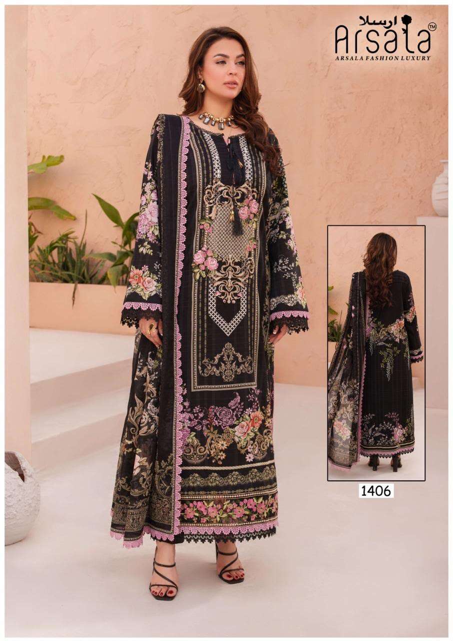 ARSALA FASHION AMIRA HEAVY COTTON LUXURY COLLECTION VOL 14 LAWN COTTON DIGITAL PRINT SALWAR SUIT