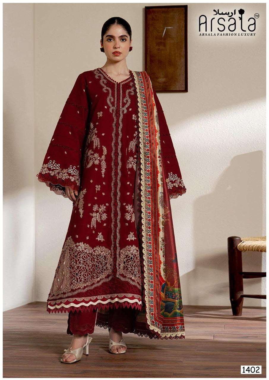 ARSALA FASHION AMIRA HEAVY COTTON LUXURY COLLECTION VOL 14 LAWN COTTON DIGITAL PRINT SALWAR SUIT