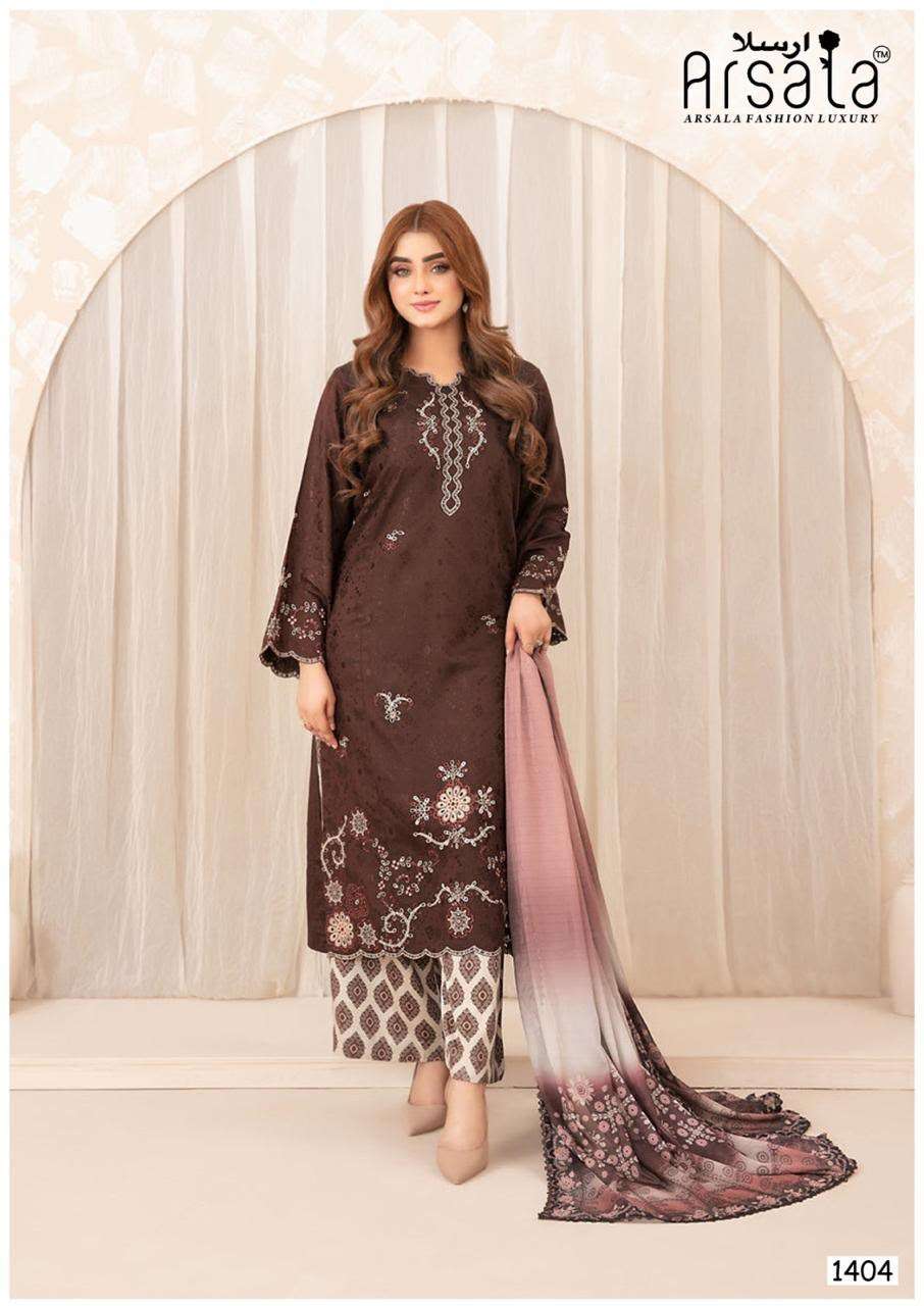 ARSALA FASHION AMIRA HEAVY COTTON LUXURY COLLECTION VOL 14 LAWN COTTON DIGITAL PRINT SALWAR SUIT
