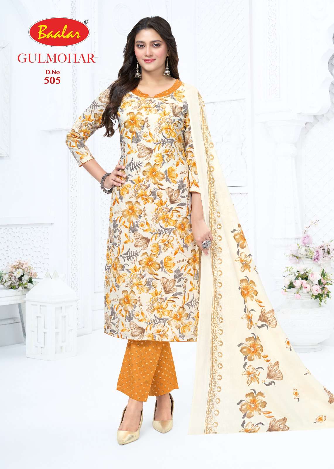 BAALAR GULMOHAR VOL 5 LAWN COTTON DIGITAL PRINTED SALWAR SUIT