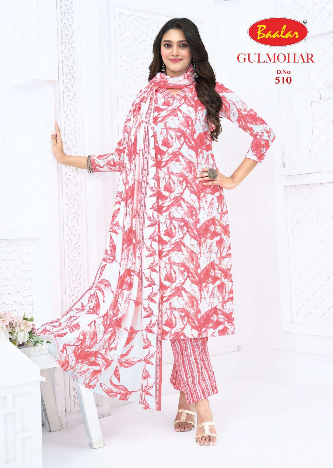 BAALAR GULMOHAR VOL 5 LAWN COTTON DIGITAL PRINTED SALWAR SUIT