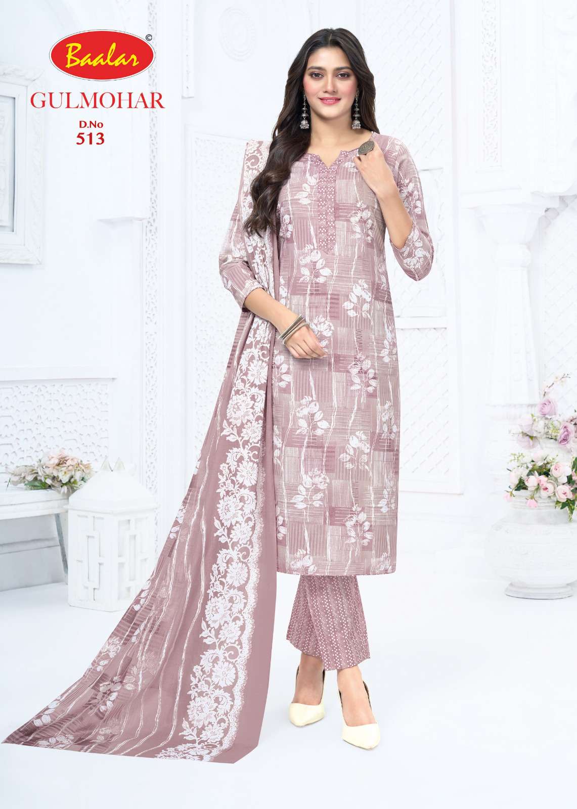 BAALAR GULMOHAR VOL 5 LAWN COTTON DIGITAL PRINTED SALWAR SUIT