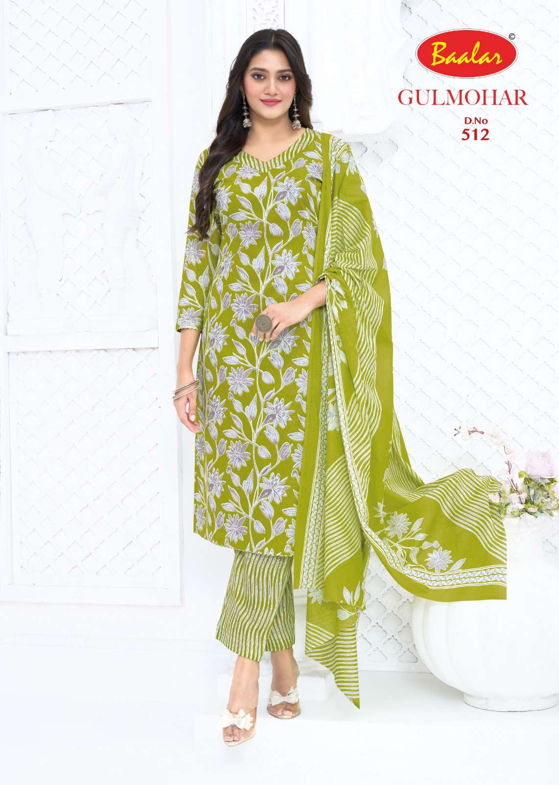 BAALAR GULMOHAR VOL 5 LAWN COTTON DIGITAL PRINTED SALWAR SUIT