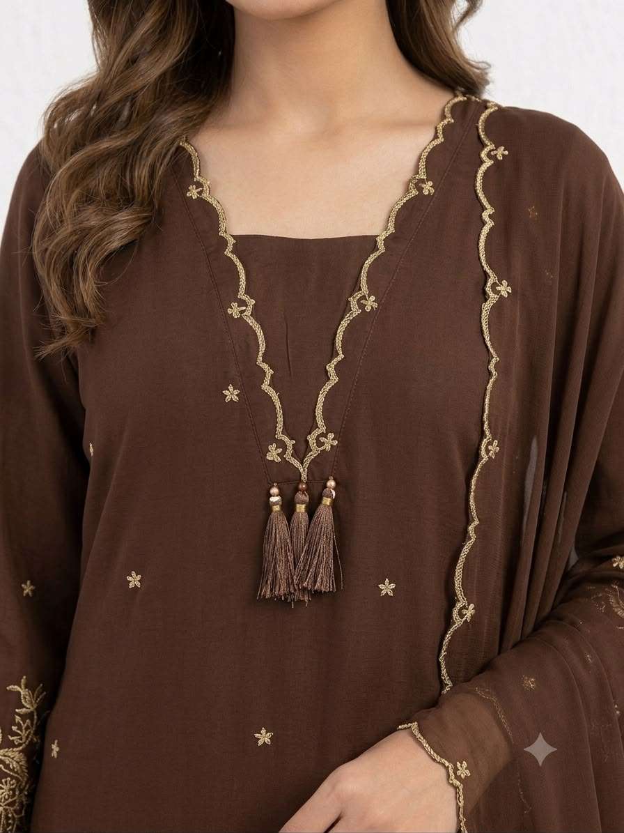 BE 481 RAYON DESIGNER EMBROIDERED WORKED TOP PLAZZO WITH DUPATTA SET 