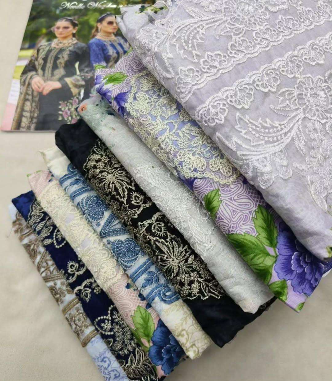 COSMOS FASHION NEEDLE WONDER VOL 3 LAWN COTTON DIGITAL PRINT WITH WORK SUIT