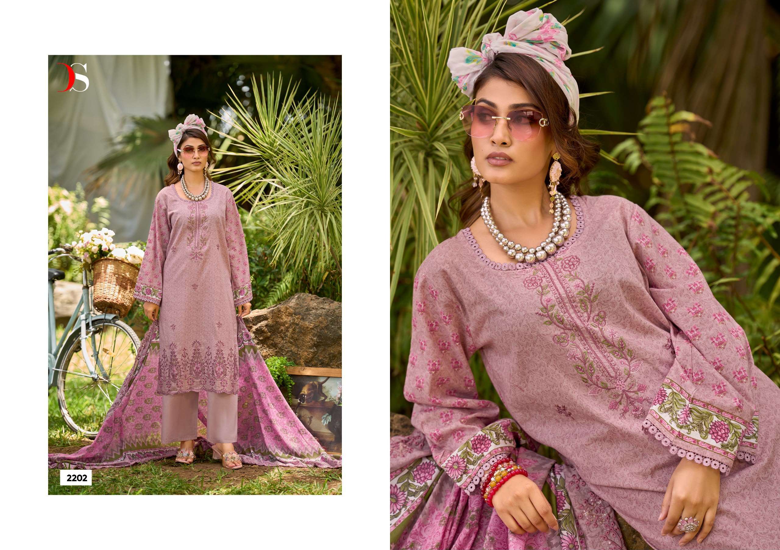 DEEPSY SUITS BIN SAEED LAWN COLLECTION VOL 22 COTTON EMBROIDERY DESIGNER WORK SUIT