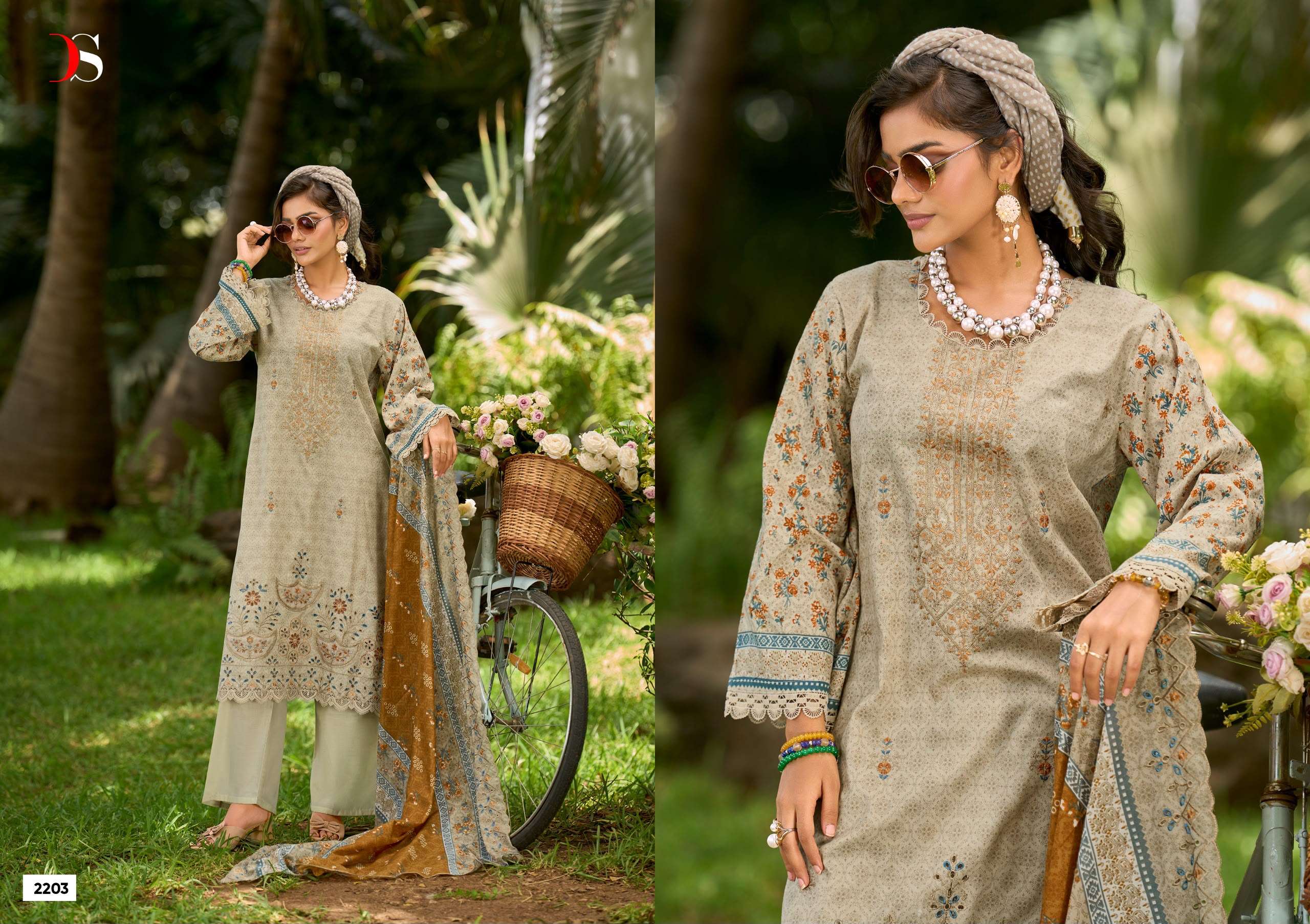 DEEPSY SUITS BIN SAEED LAWN COLLECTION VOL 22 COTTON EMBROIDERY DESIGNER WORK SUIT