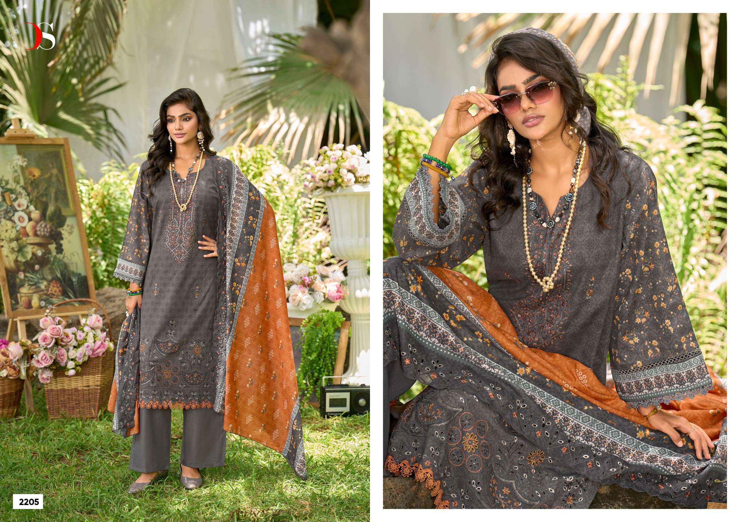 DEEPSY SUITS BIN SAEED LAWN COLLECTION VOL 22 COTTON EMBROIDERY DESIGNER WORK SUIT