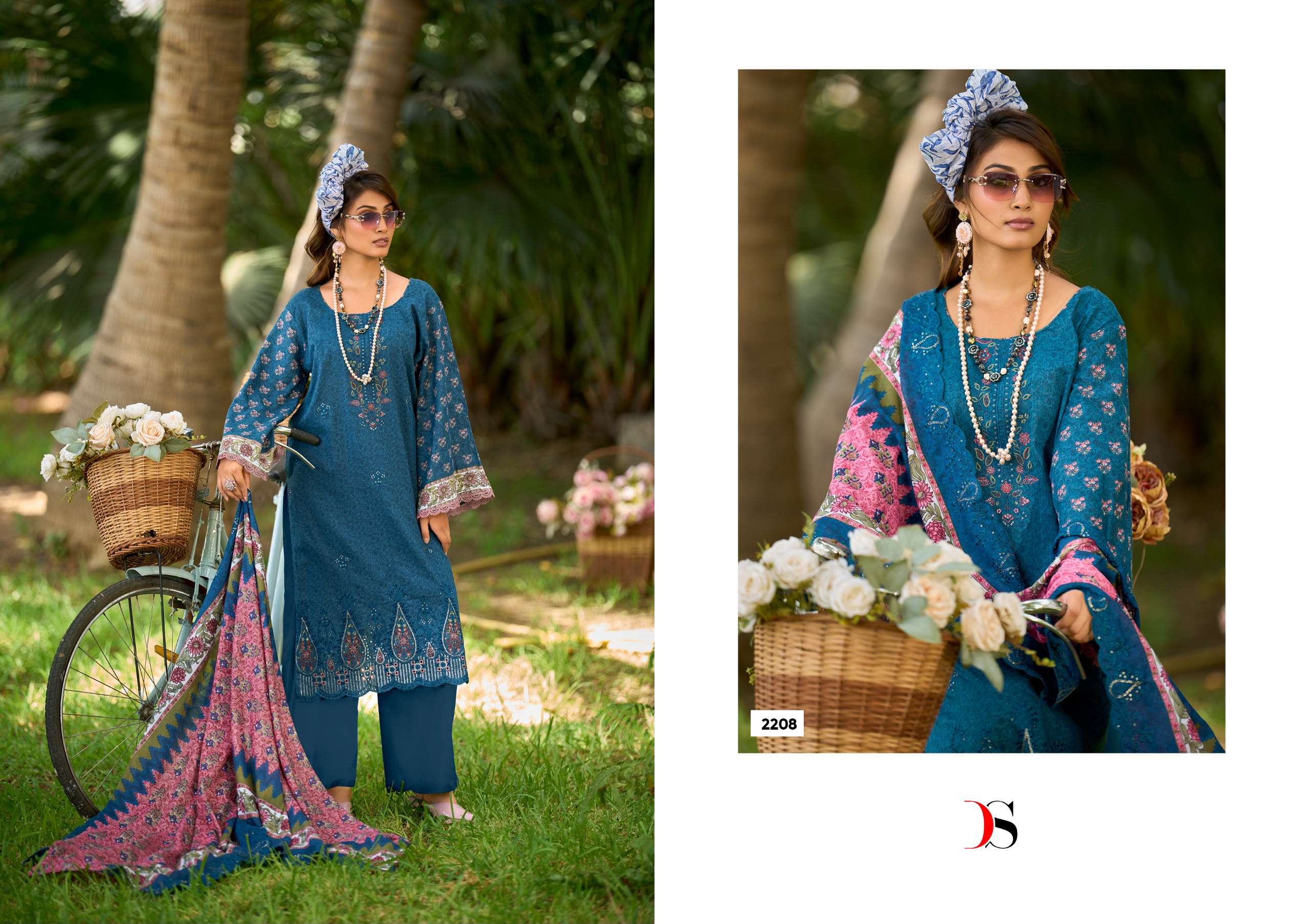 DEEPSY SUITS BIN SAEED LAWN COLLECTION VOL 22 COTTON EMBROIDERY DESIGNER WORK SUIT