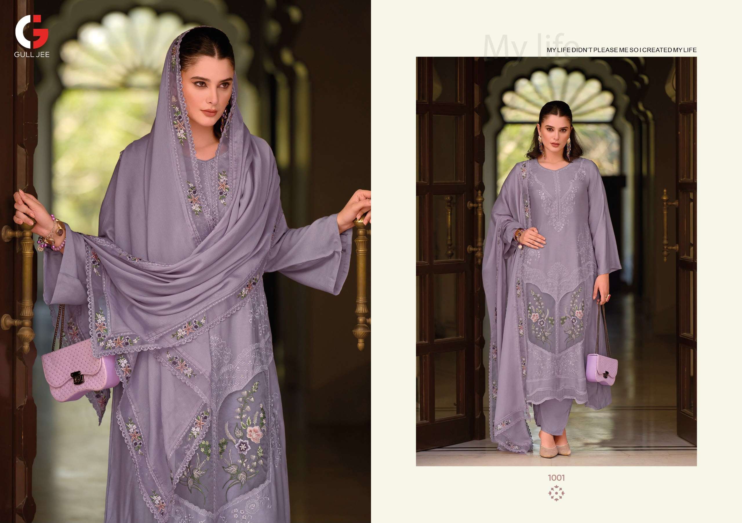 DEEPSY SUITS GULL JEE GRASSY VISCOSE HEAVY EMBROIDERED DESIGNER WORK SUIT