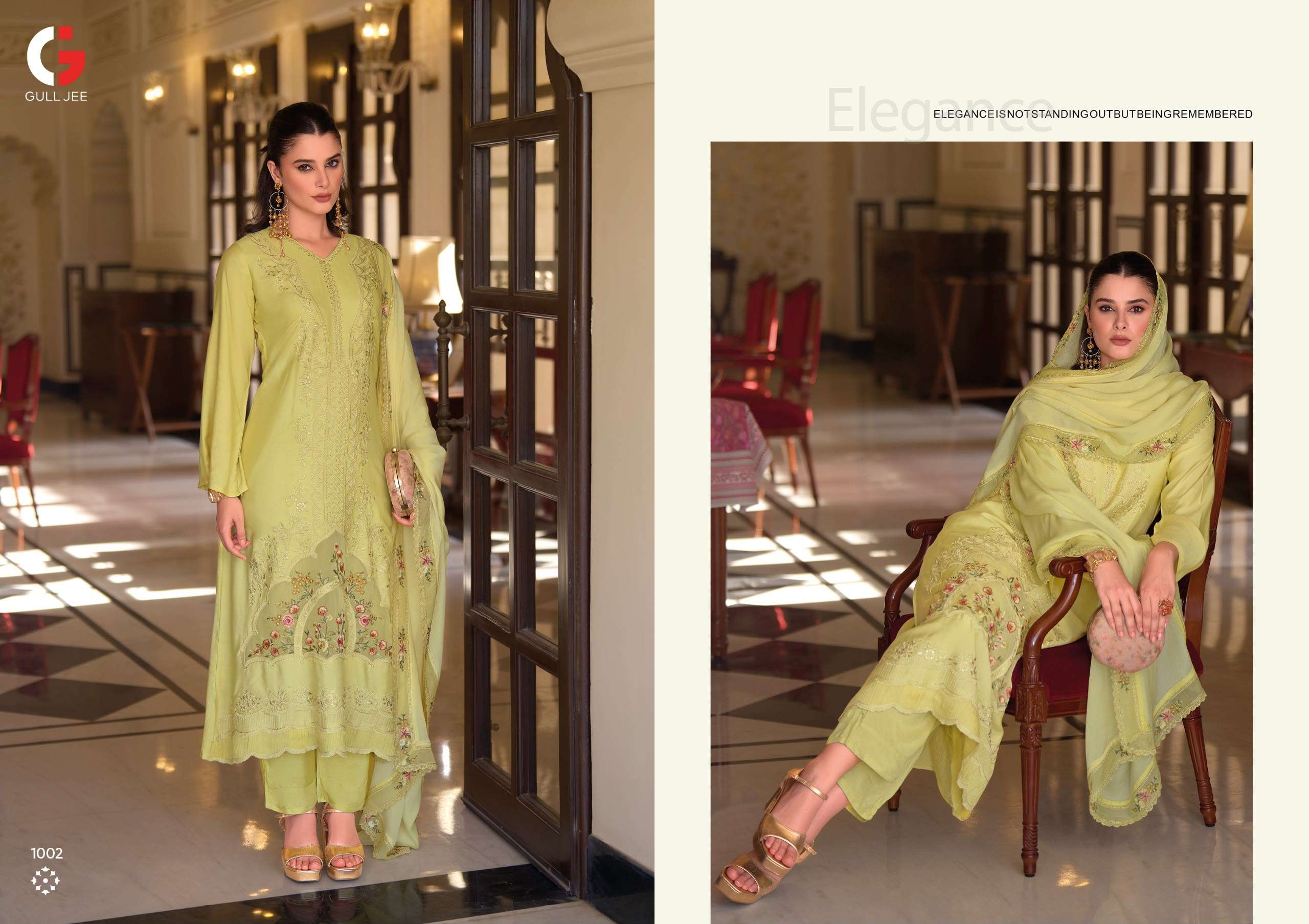 DEEPSY SUITS GULL JEE GRASSY VISCOSE HEAVY EMBROIDERED DESIGNER WORK SUIT