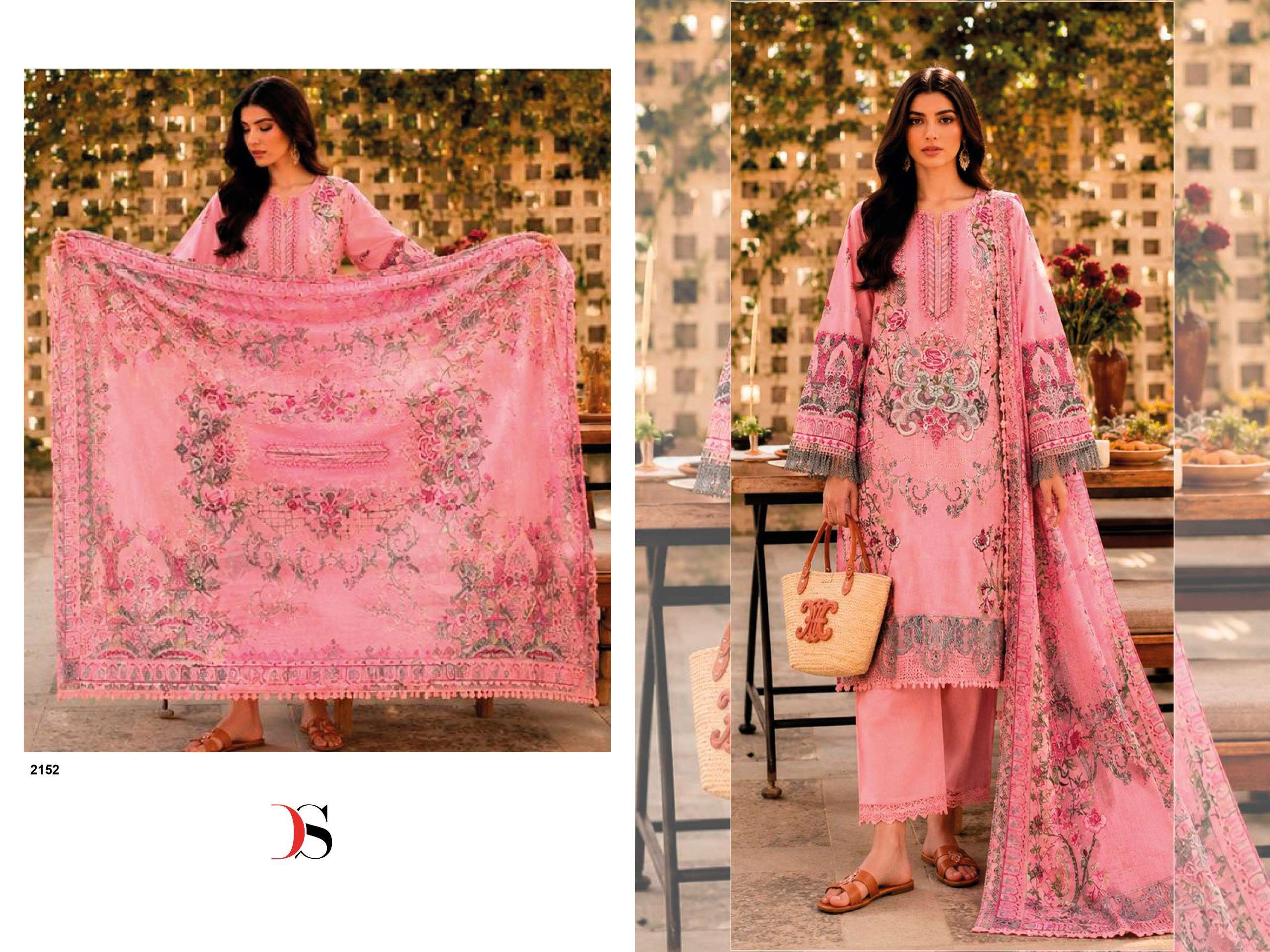 DEEPSY SUITS JADE BLISS LAWN VOL 6 COTTON HEAVY PATCH EMBROIDERY WORK SUIT