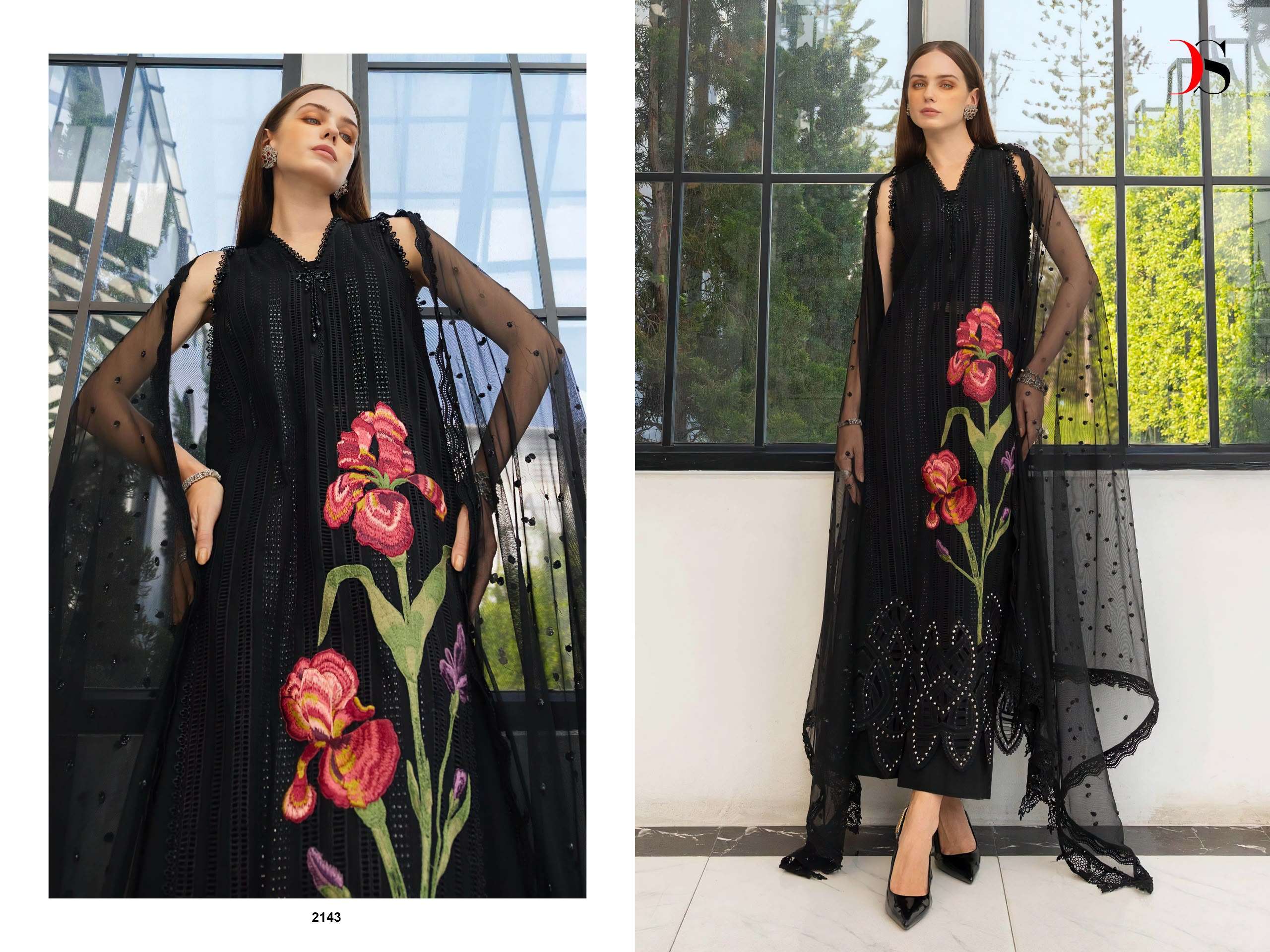 DEEPSY SUITS MARIA B PREMIUM EMBROIDERED VOL 6 COTTON HEAVY EMBROIDERY DESIGNER SUIT