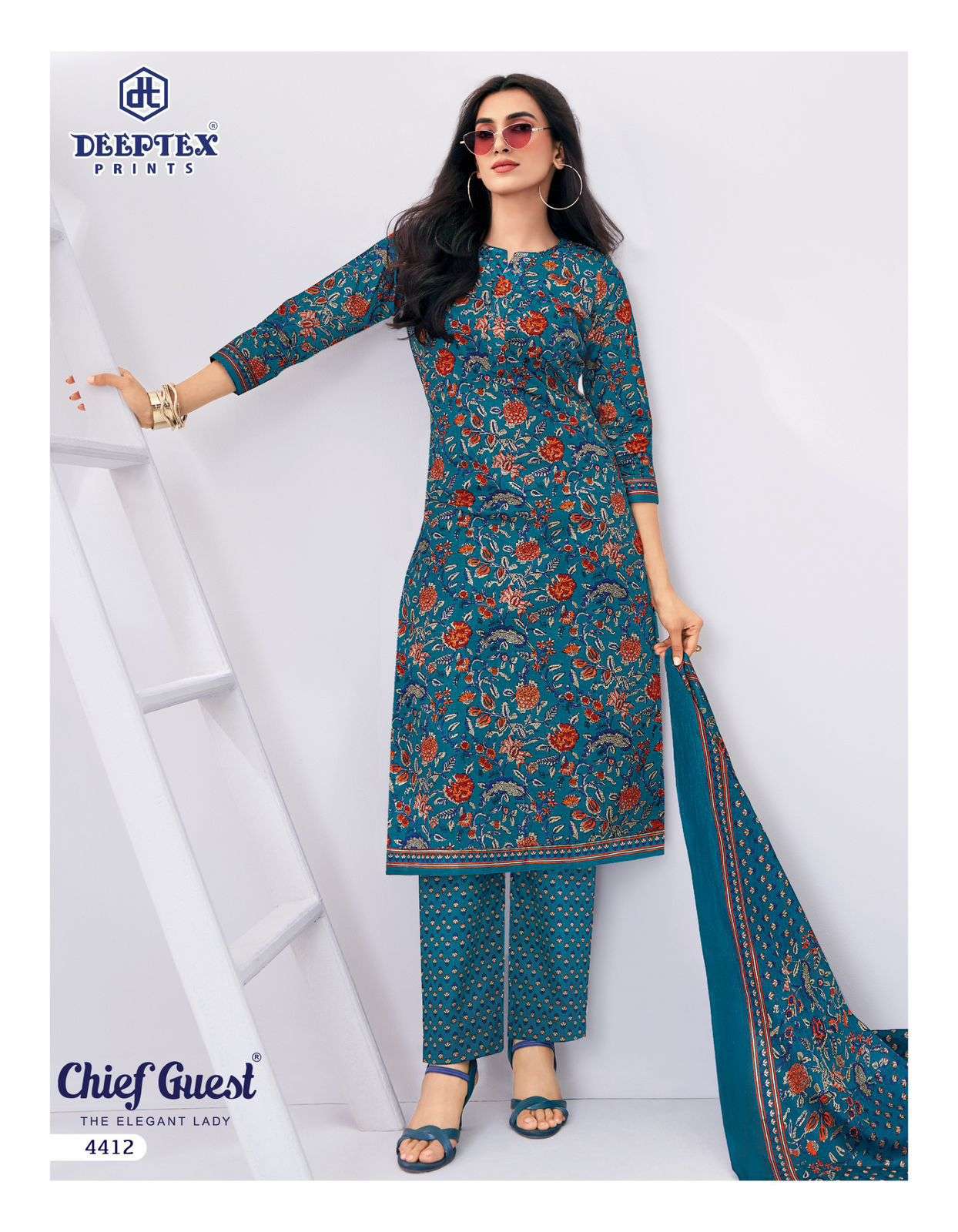 DEEPTEX PRINTS CHIEF GUEST VOL 44 COTTON PRINT LADIES SALWAR SUIT