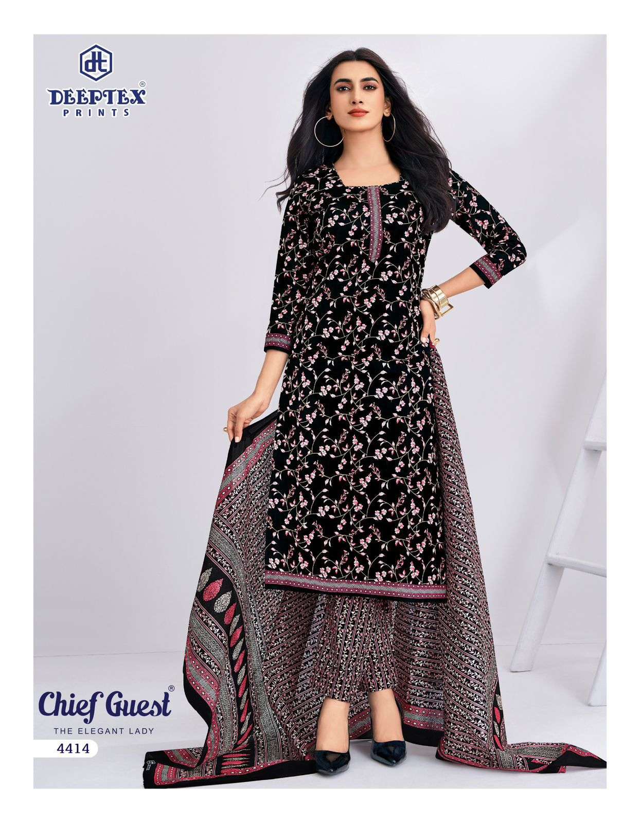 DEEPTEX PRINTS CHIEF GUEST VOL 44 COTTON PRINT LADIES SALWAR SUIT
