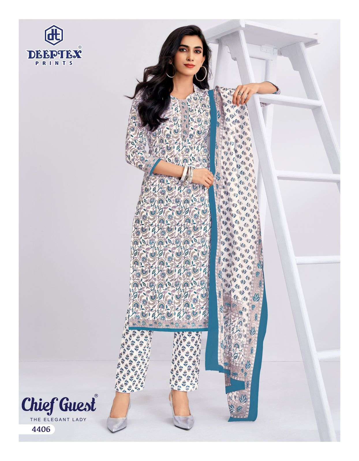 DEEPTEX PRINTS CHIEF GUEST VOL 44 COTTON PRINT LADIES SALWAR SUIT