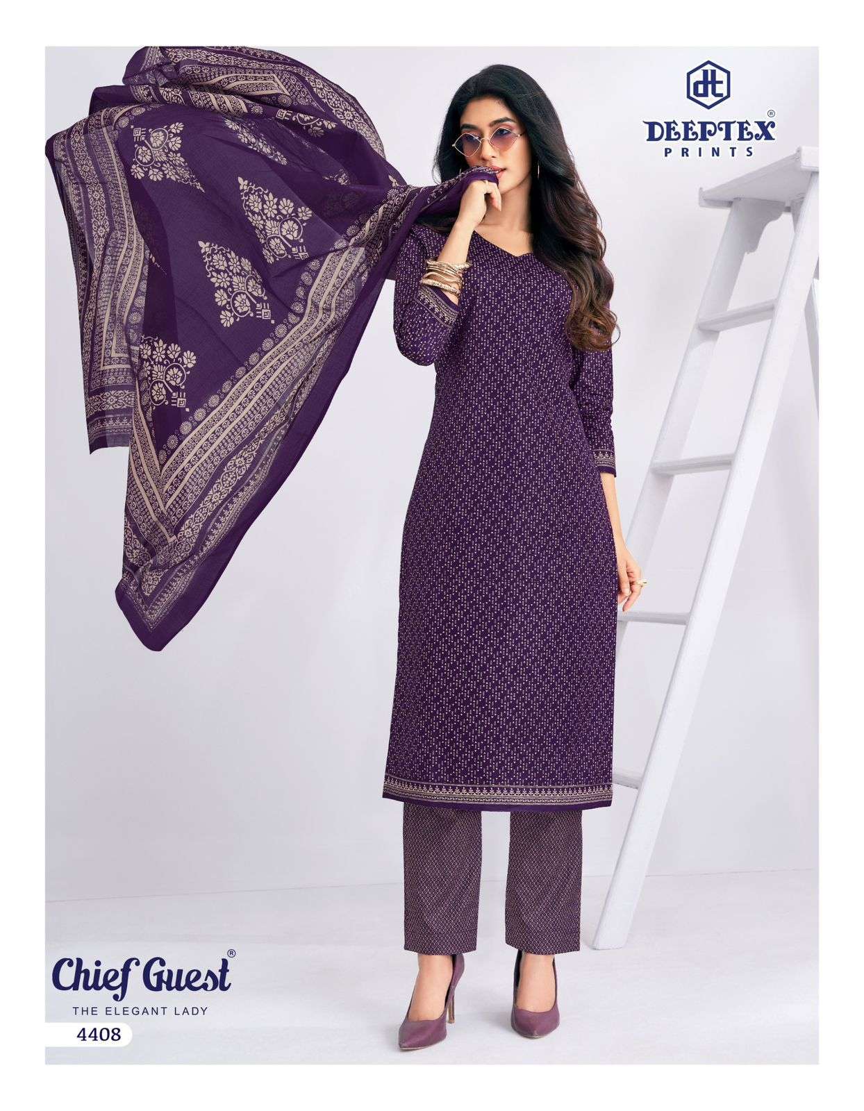 DEEPTEX PRINTS CHIEF GUEST VOL 44 COTTON PRINT LADIES SALWAR SUIT