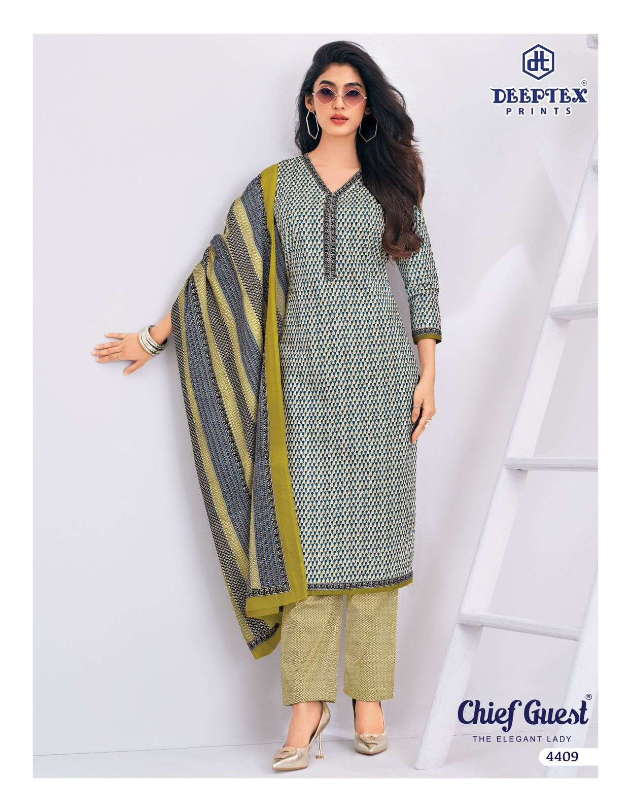 DEEPTEX PRINTS CHIEF GUEST VOL 44 COTTON PRINT LADIES SALWAR SUIT