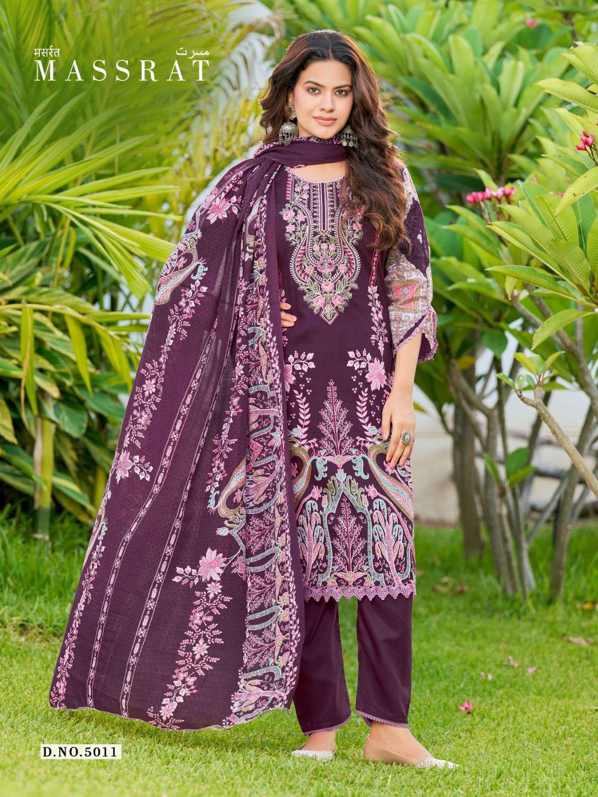 FALAK INTERNATIONAL MASSRAT VOL 5 COTTON DIGITAL PRINT SALWAR SUIT