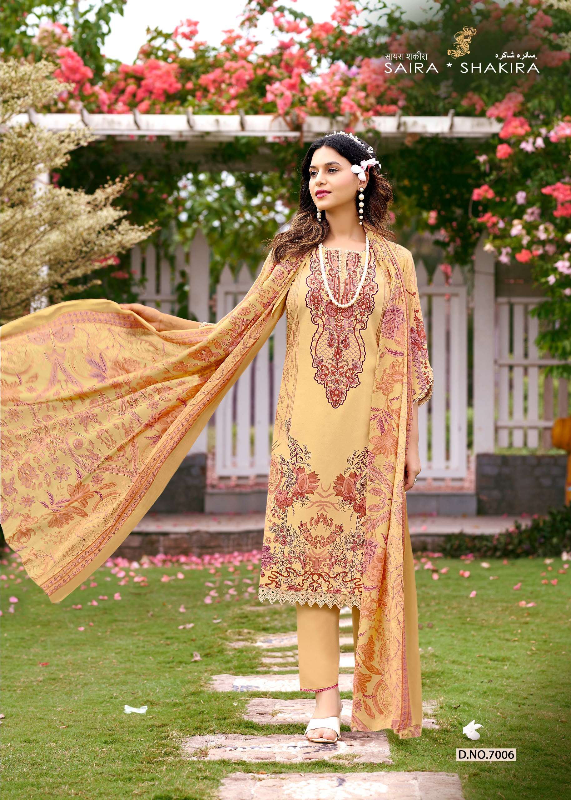 FALAK INTERNATIONAL SAIRA SHAKIRA VOL 7 COTTON DIGITAL PRINT SALWAR SUIT