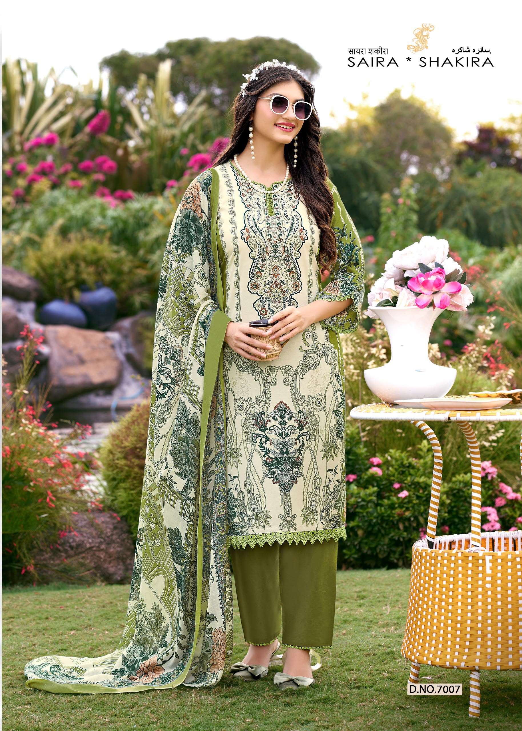 FALAK INTERNATIONAL SAIRA SHAKIRA VOL 7 COTTON DIGITAL PRINT SALWAR SUIT