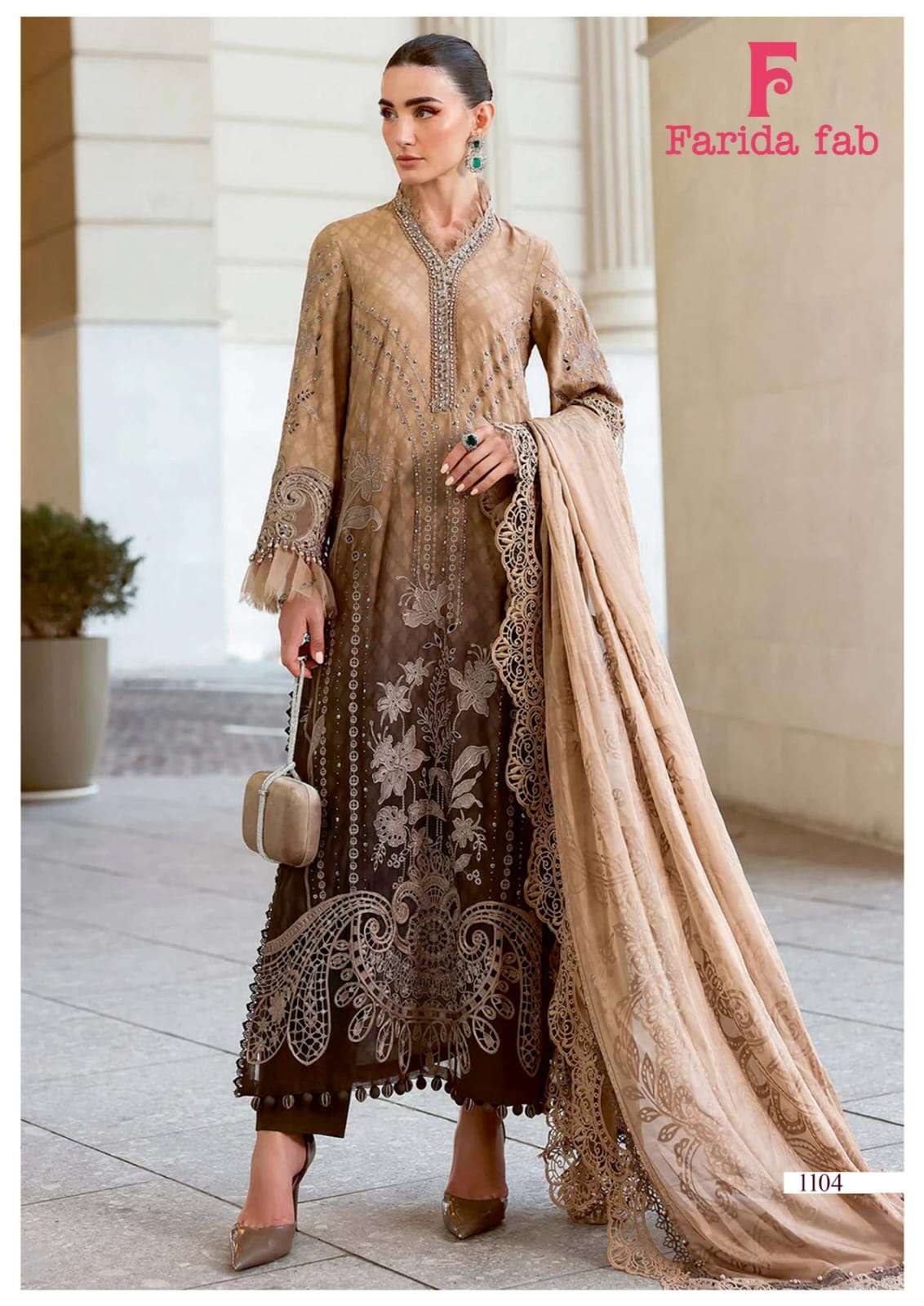 FARIDA FAB MARIA B VOL 11 COTTON DIGITAL PRINTS SALWAR SUIT
