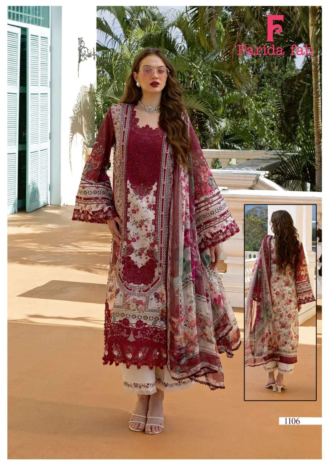 FARIDA FAB MARIA B VOL 11 COTTON DIGITAL PRINTS SALWAR SUIT