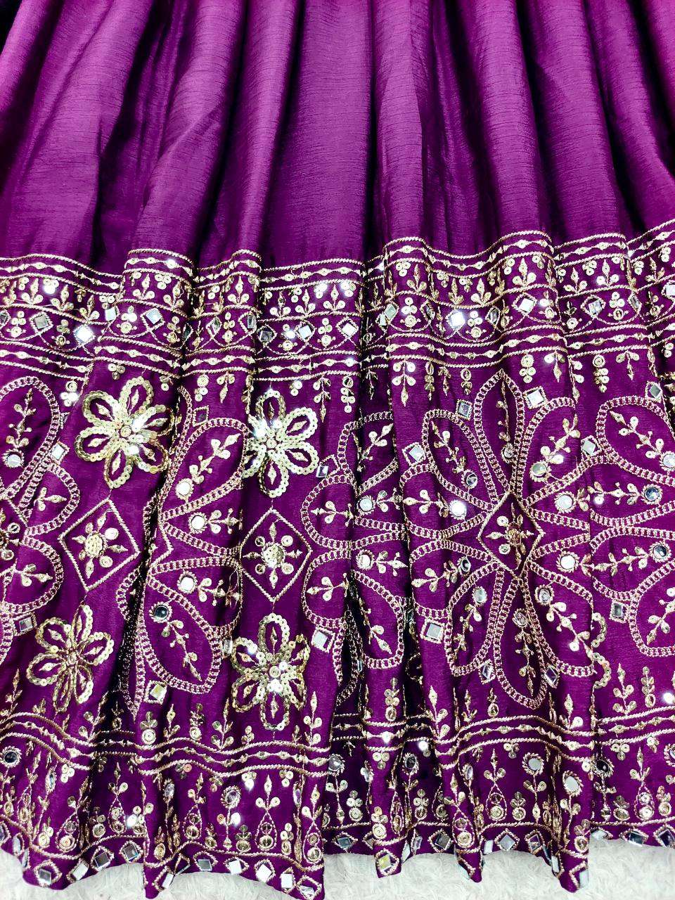 FD 801 SILK SEQUENCE EMBROIDERY DESIGNER WORK ANARKALI GOWN STYLE LADIES SUIT