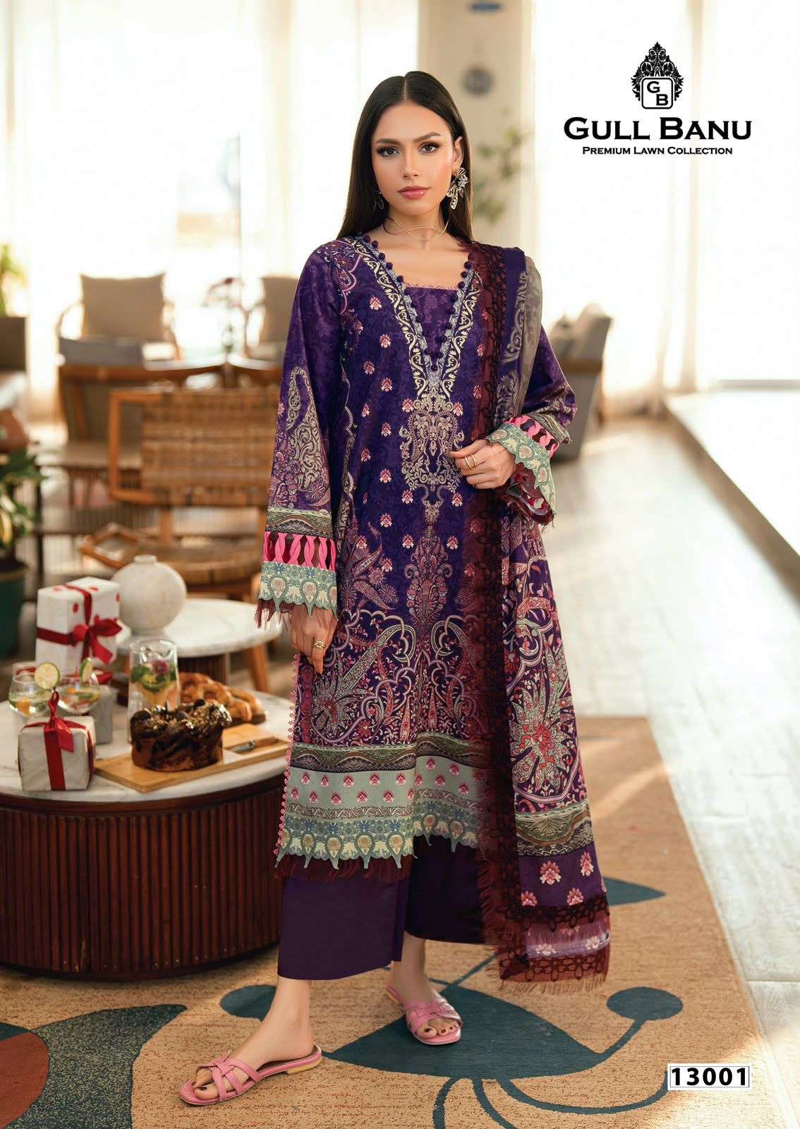 GULL AAHMED GULL BANU VOL 13 COTTON DIGITAL PRINT SALWAR SUIT