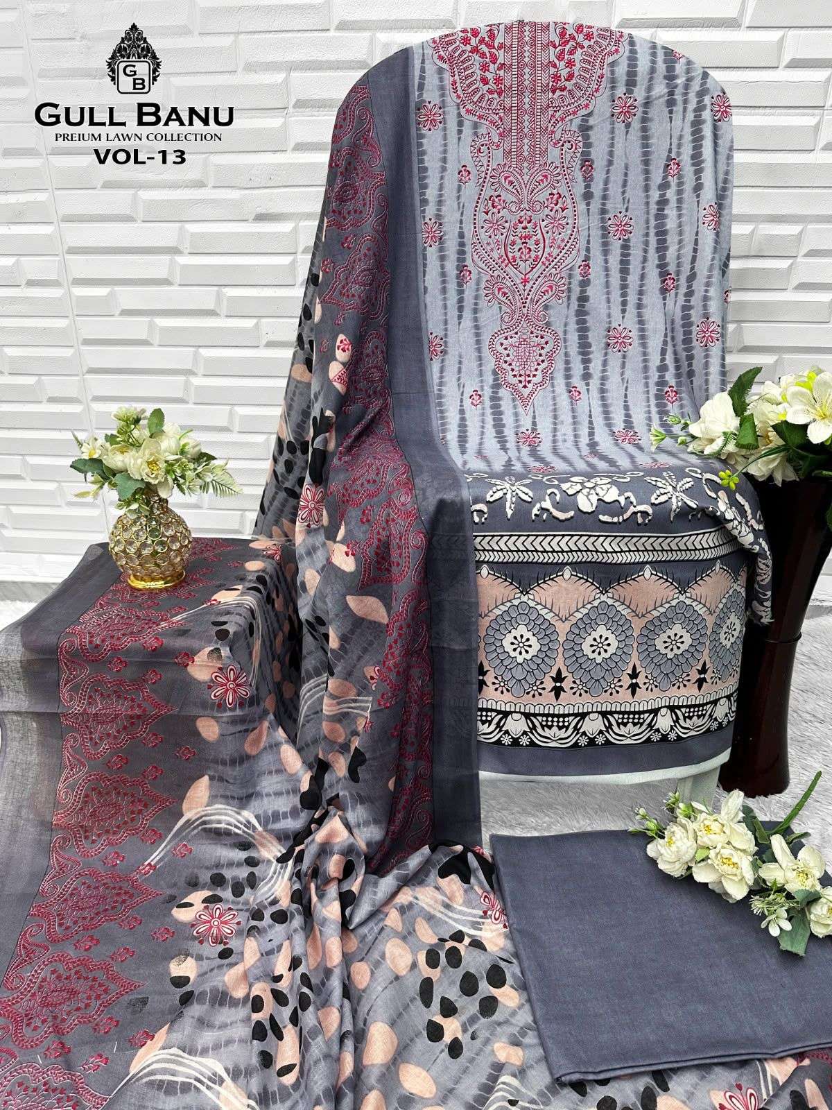 GULL AAHMED GULL BANU VOL 13 COTTON DIGITAL PRINT SALWAR SUIT