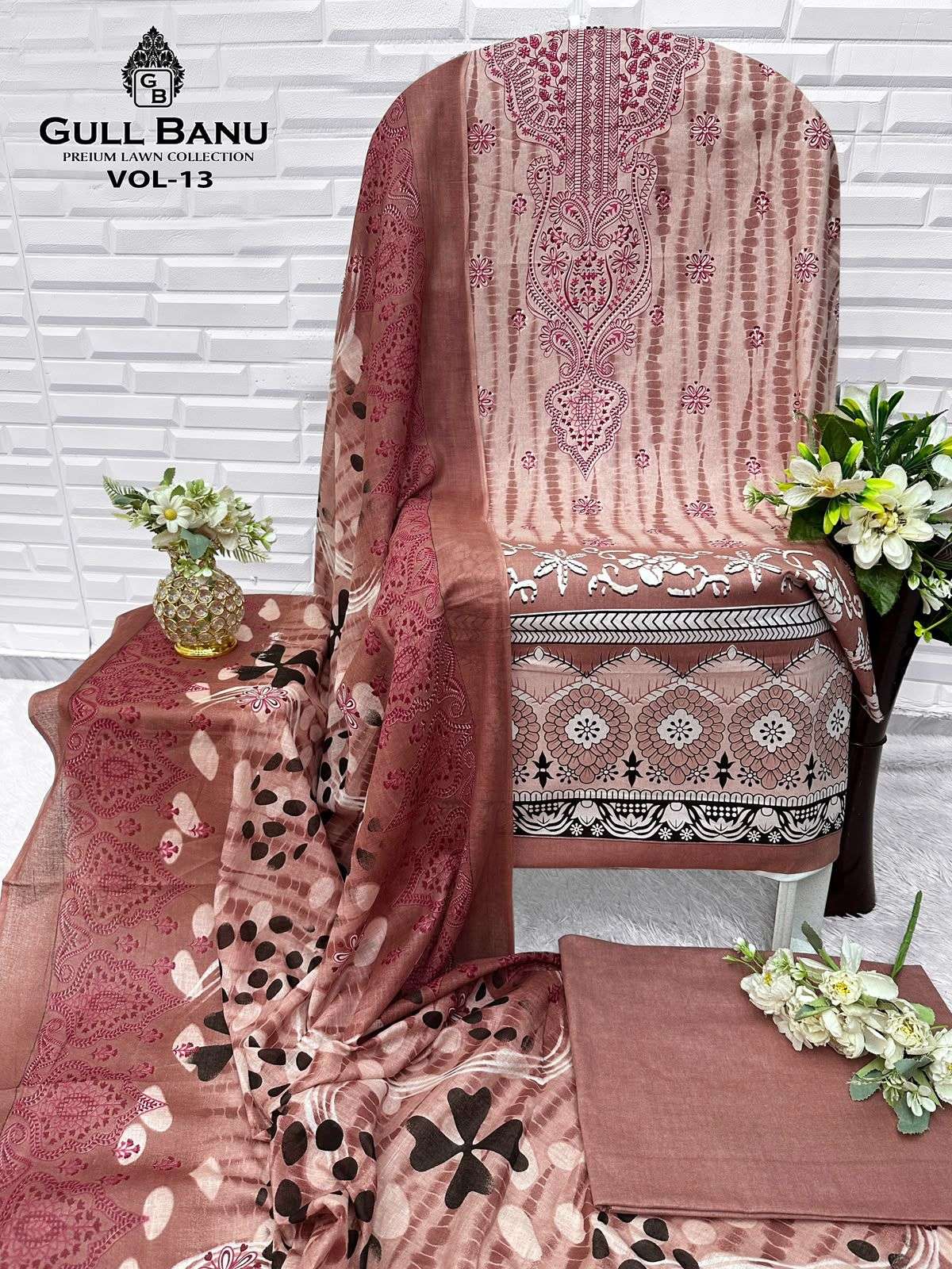 GULL AAHMED GULL BANU VOL 13 COTTON DIGITAL PRINT SALWAR SUIT