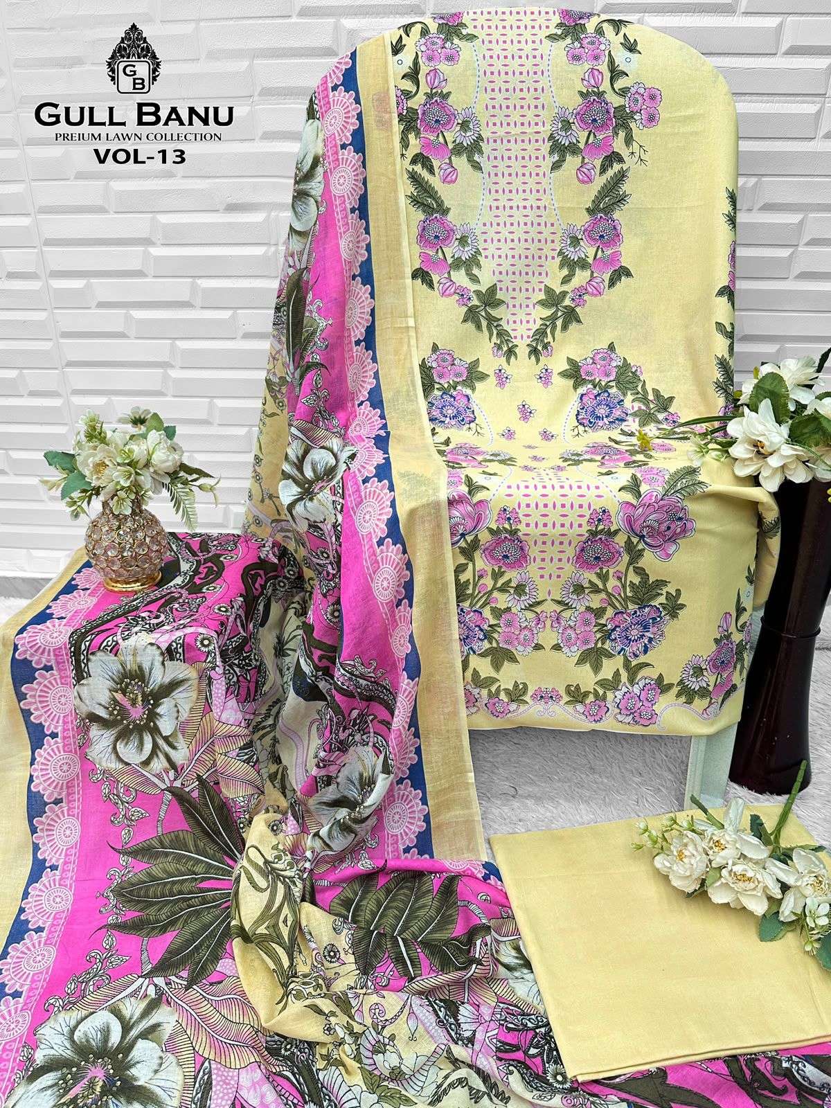 GULL AAHMED GULL BANU VOL 13 COTTON DIGITAL PRINT SALWAR SUIT