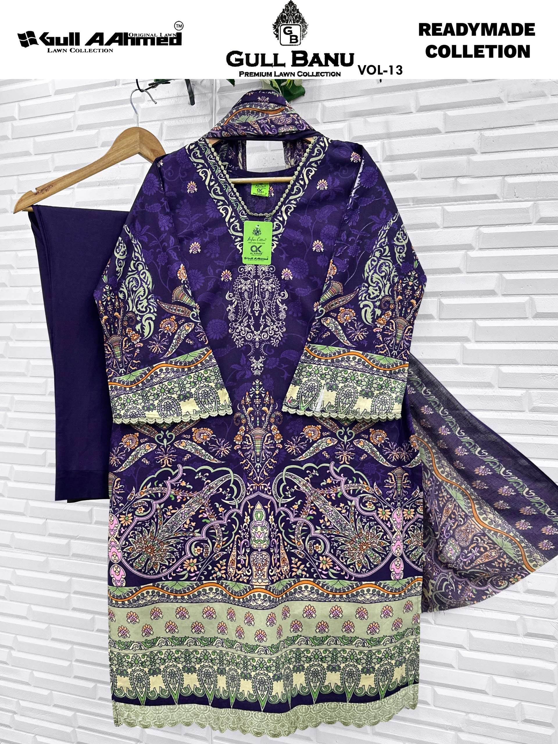 GULL AAHMED GULL BANU VOL 13 READY MADE COLLECTION 