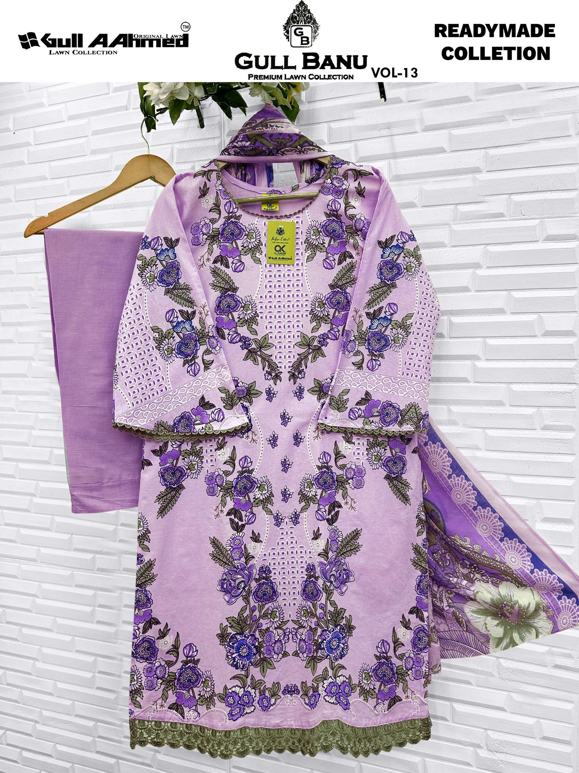 GULL AAHMED GULL BANU VOL 13 READY MADE COLLECTION 