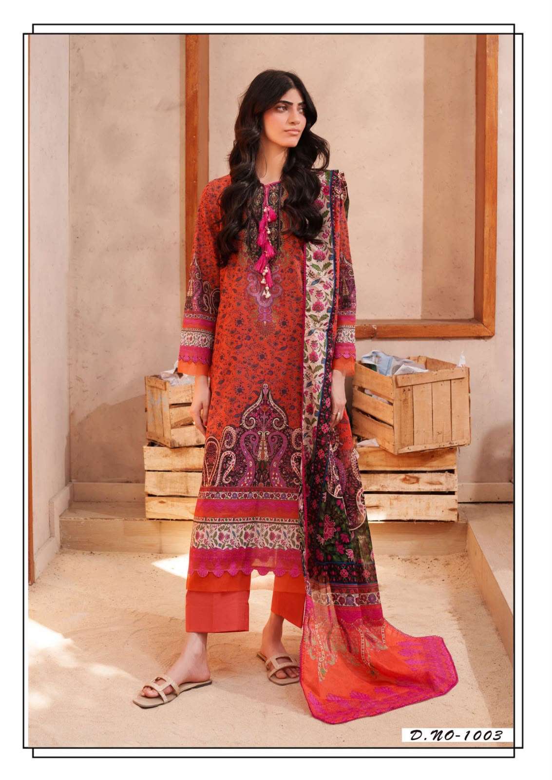 HALA TRADERS RANG E BAHAR COTTON DIGITAL KARACHI PRINTS SALWAR SUIT