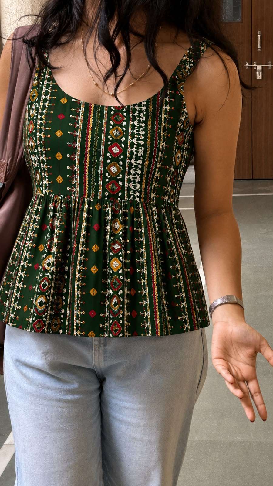 INLI BANDHEJ TOP VOL 2 RAYON PRINTED FANCY CAUSAL WEAR LOOKS LADIES TOP