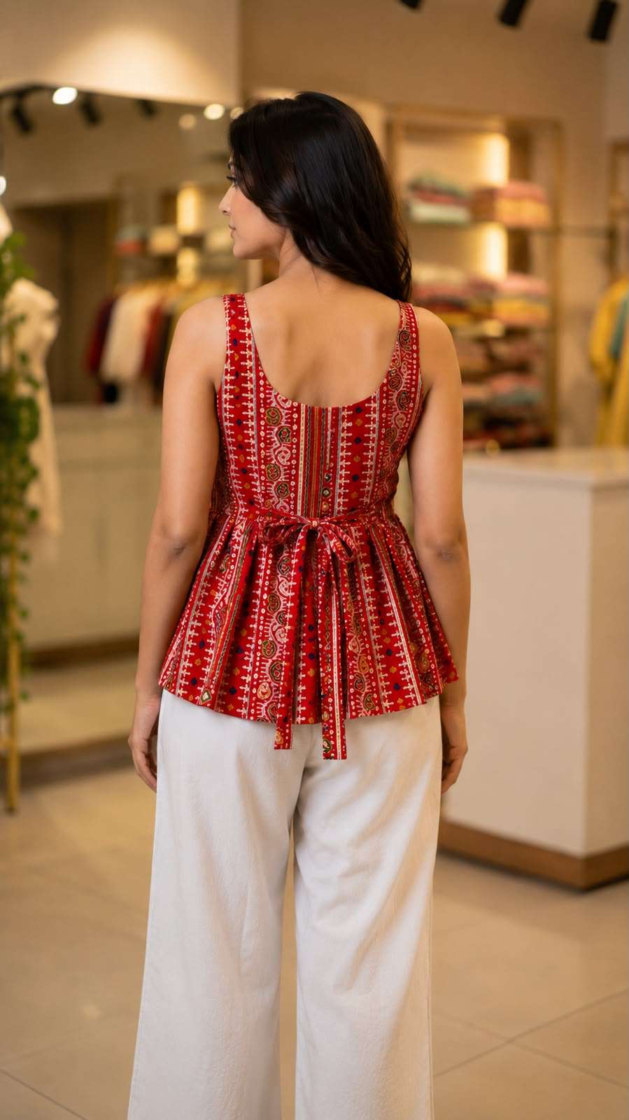 INLI BANDHEJ TOP VOL 2 RAYON PRINTED FANCY CAUSAL WEAR LOOKS LADIES TOP