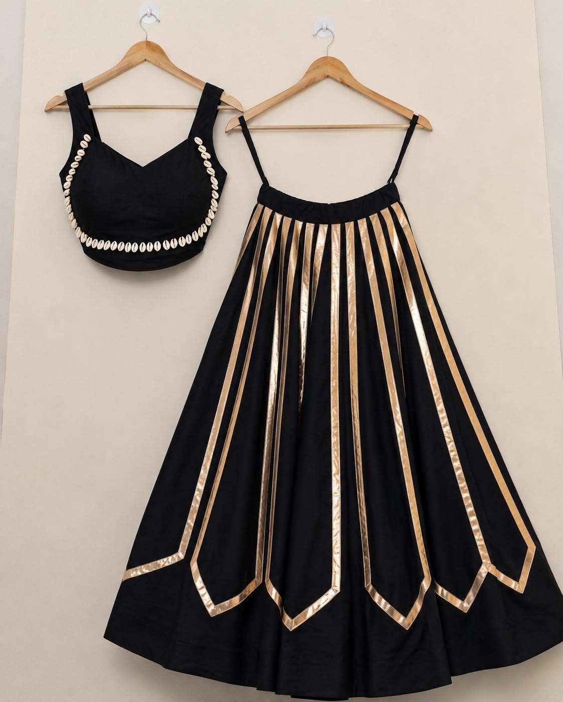 INLI JHANKAR RAYON GOLD FOIL STRIPE DESIGNER FUNCTION WEAR LADIES LEHENGA CHOLI COLLECTION