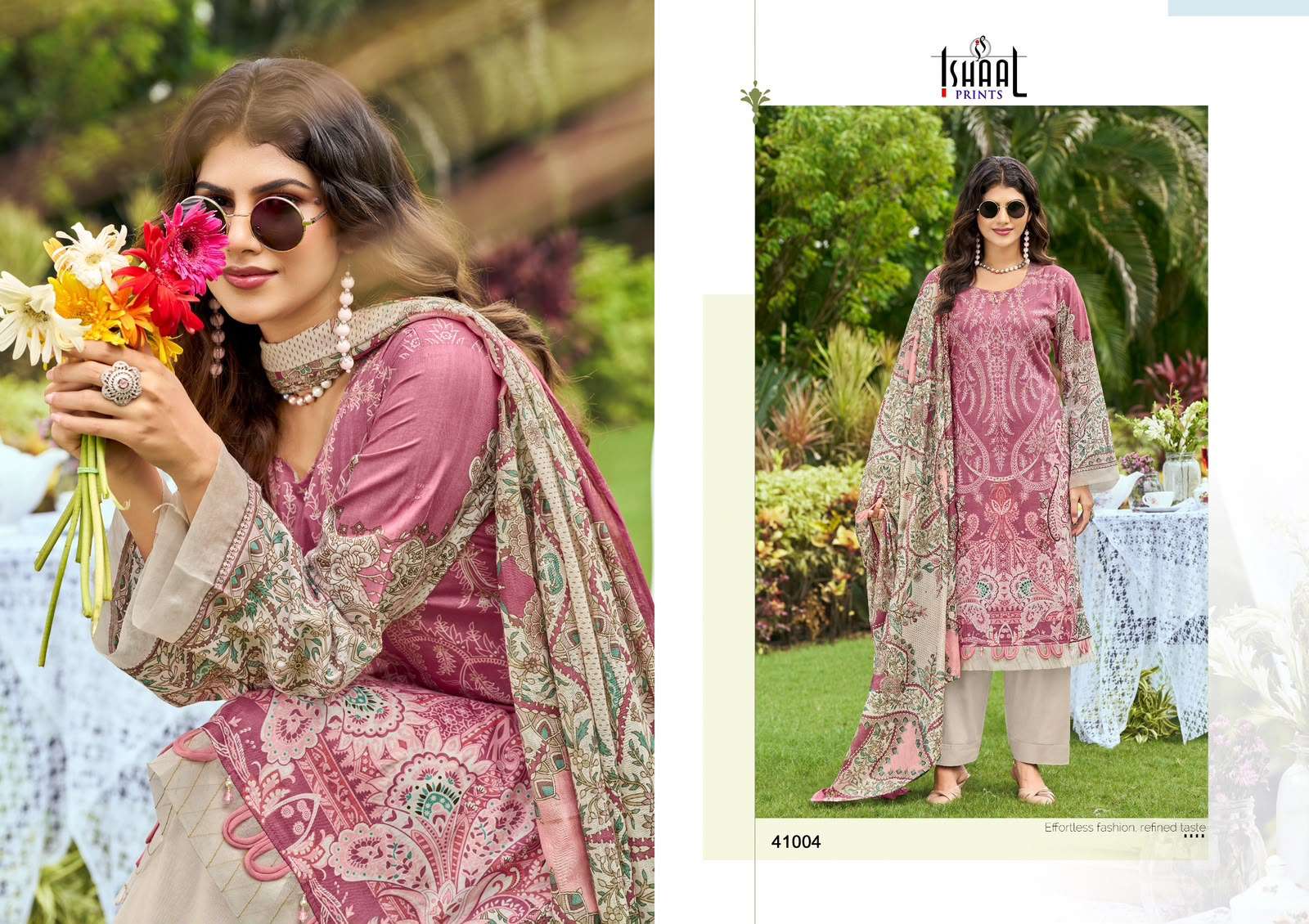 ISHAAL PRINTS GULMOHAR VOL 41 LAWN COTTON DIGITAL PRINTS SALWAR SUIT