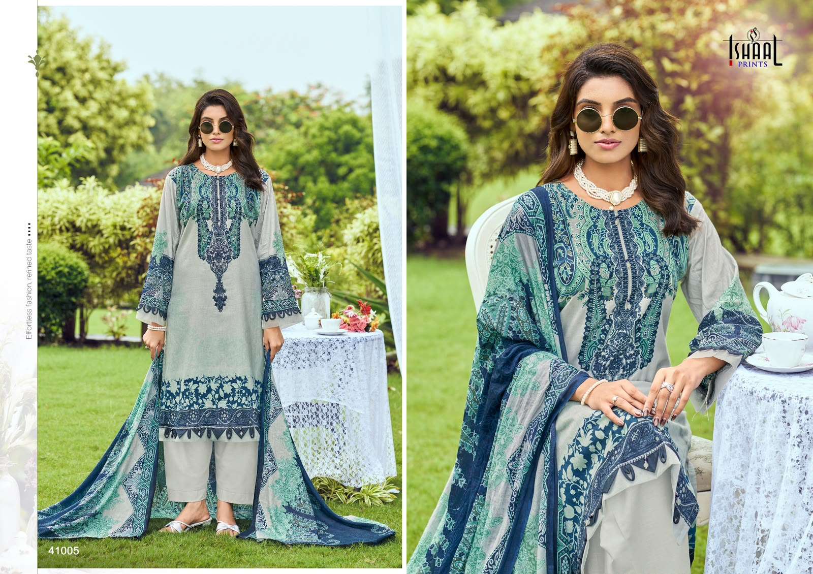 ISHAAL PRINTS GULMOHAR VOL 41 LAWN COTTON DIGITAL PRINTS SALWAR SUIT