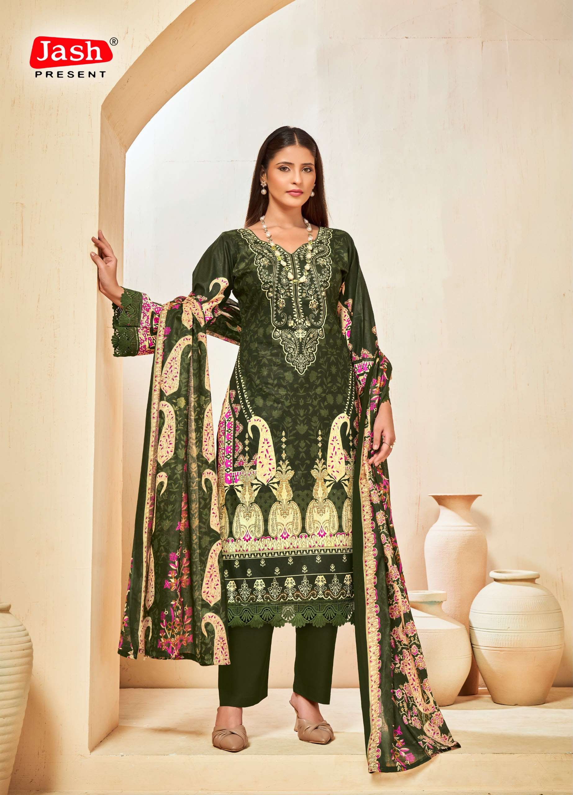 JASH BELLISHA VOL 16 COTTON DIGITAL PRINTS SALWAR SUIT