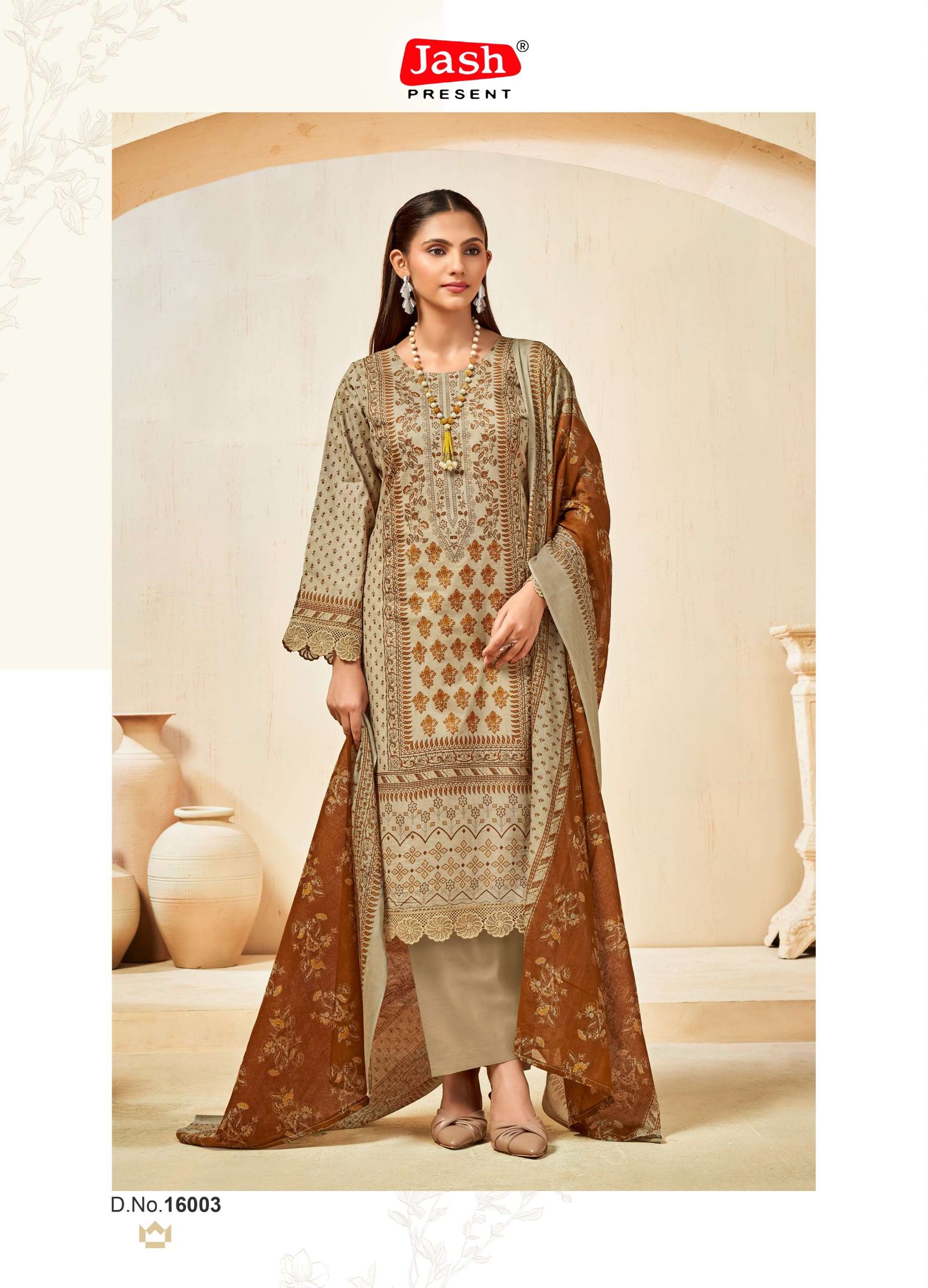 JASH BELLISHA VOL 16 COTTON DIGITAL PRINTS SALWAR SUIT