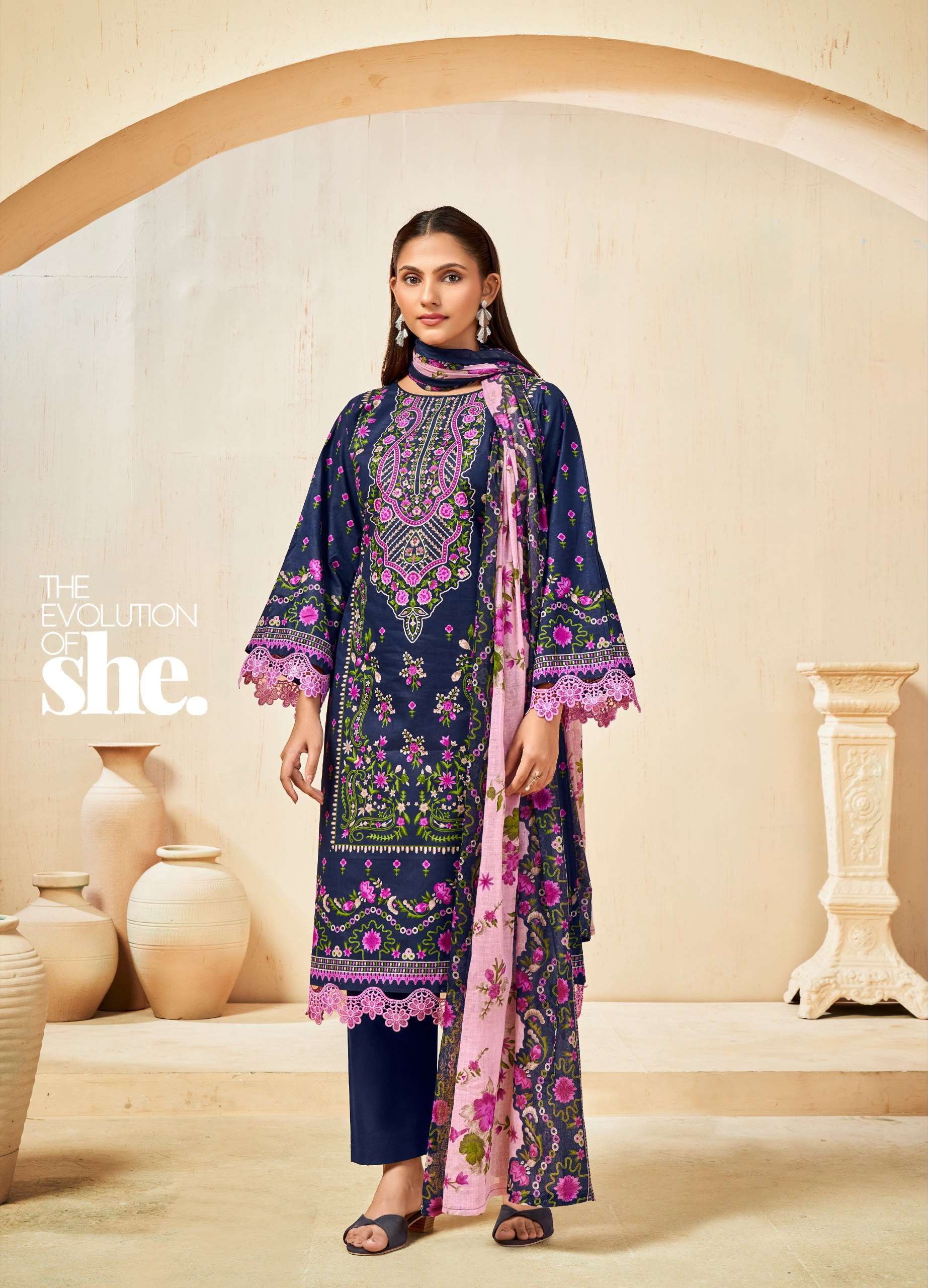 JASH BELLISHA VOL 16 COTTON DIGITAL PRINTS SALWAR SUIT