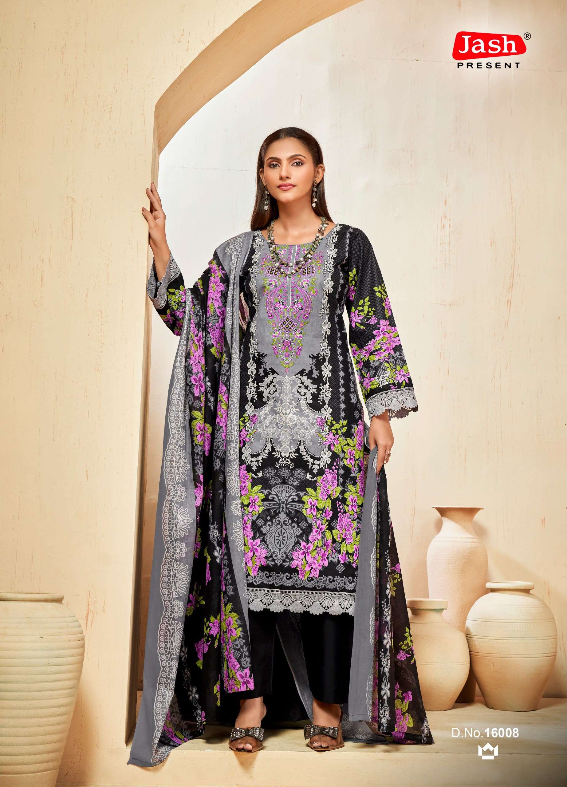 JASH BELLISHA VOL 16 COTTON DIGITAL PRINTS SALWAR SUIT