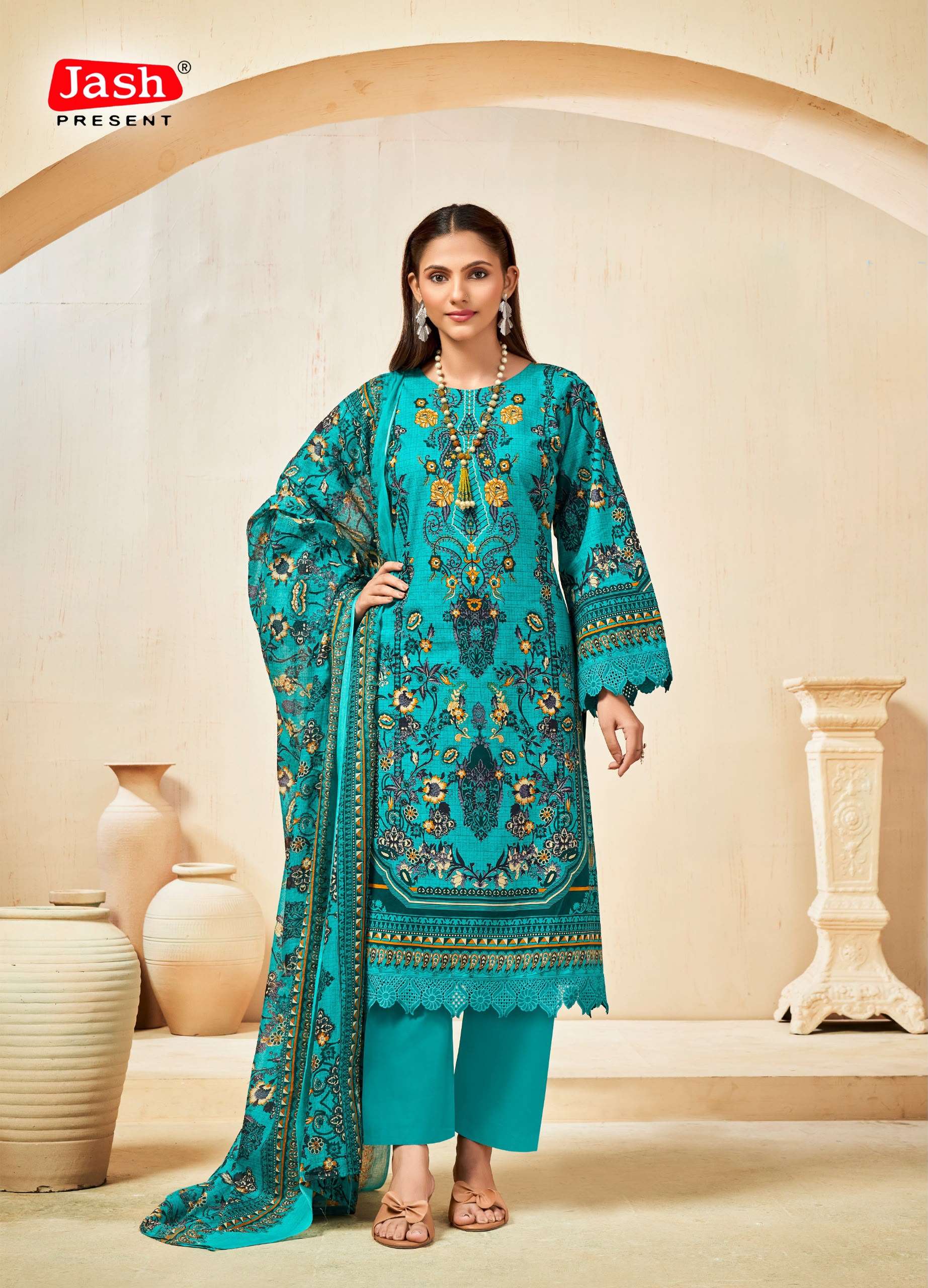 JASH BELLISHA VOL 16 COTTON DIGITAL PRINTS SALWAR SUIT