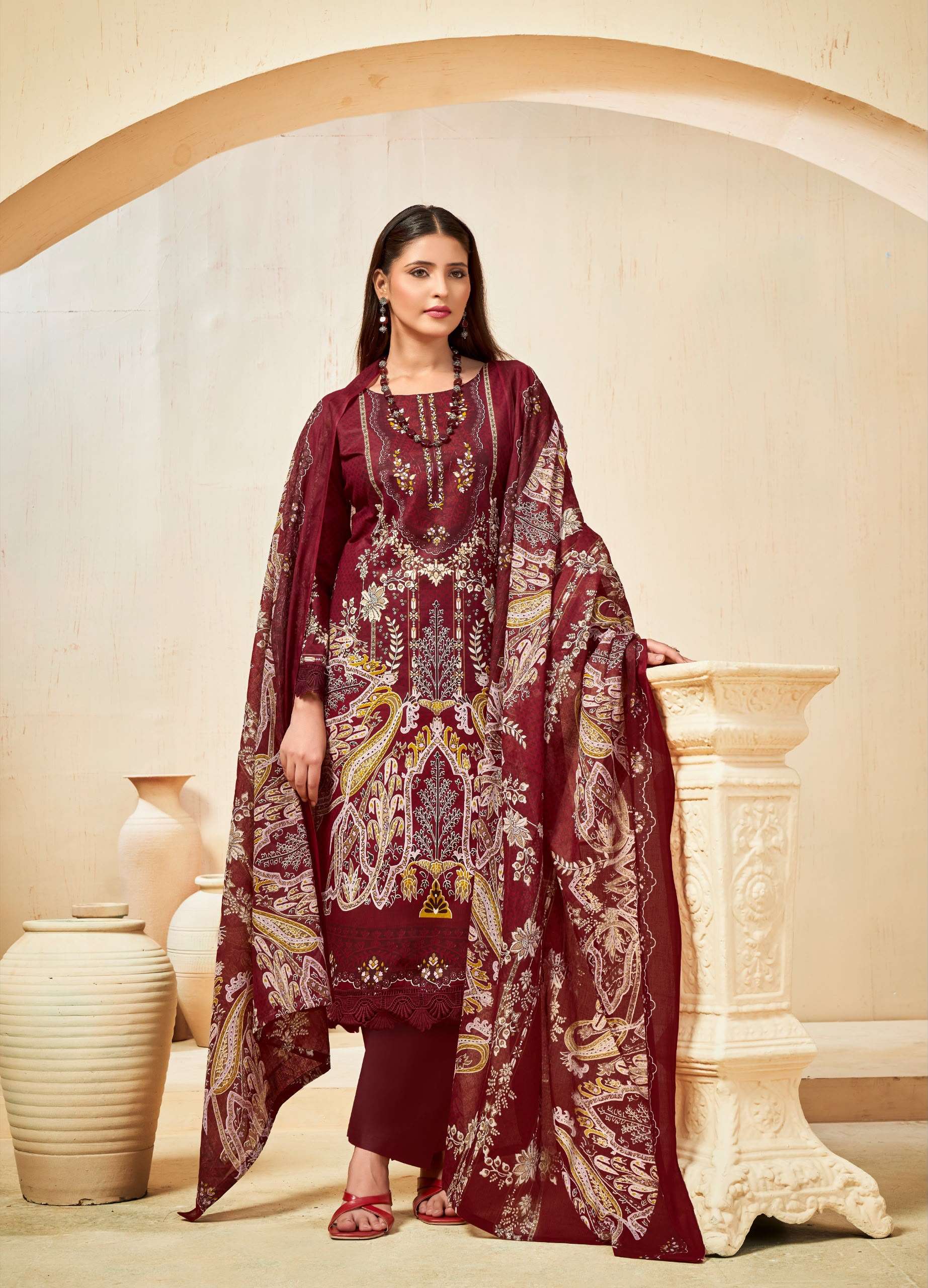 JASH BELLISHA VOL 16 COTTON DIGITAL PRINTS SALWAR SUIT